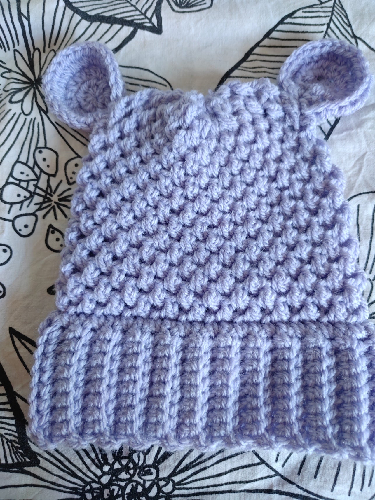 Bonnet twist avec Oreille ourson