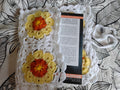 Pochette à livre Granny Square Fleur