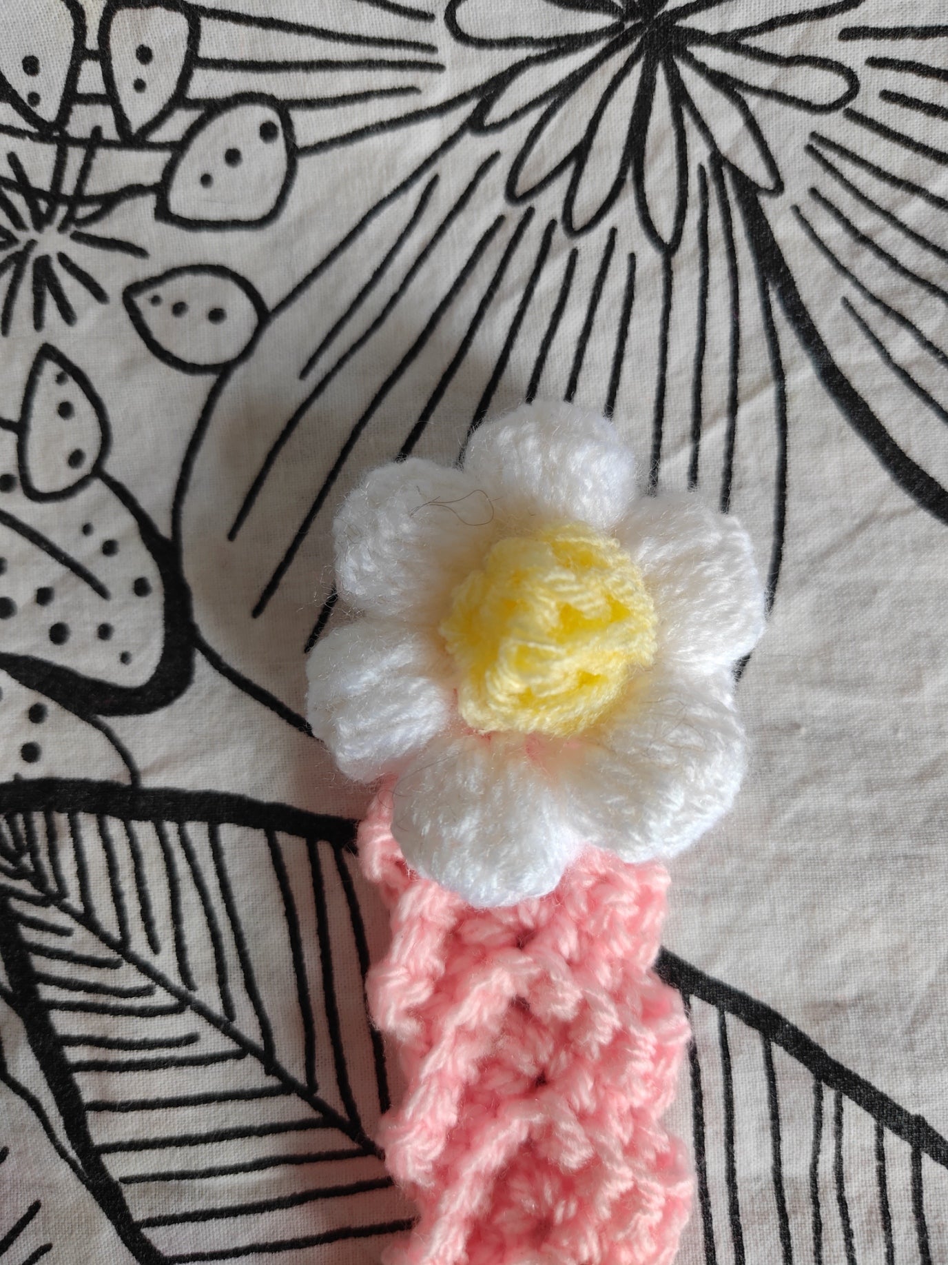 Marque page fleur