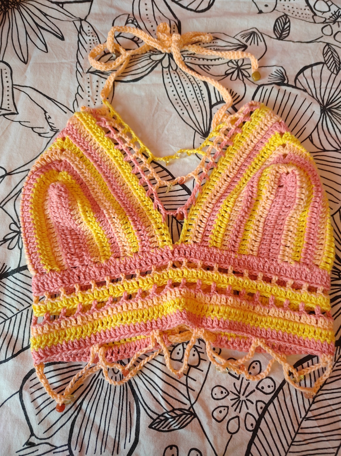 Crop top Bralette Summer Bloom