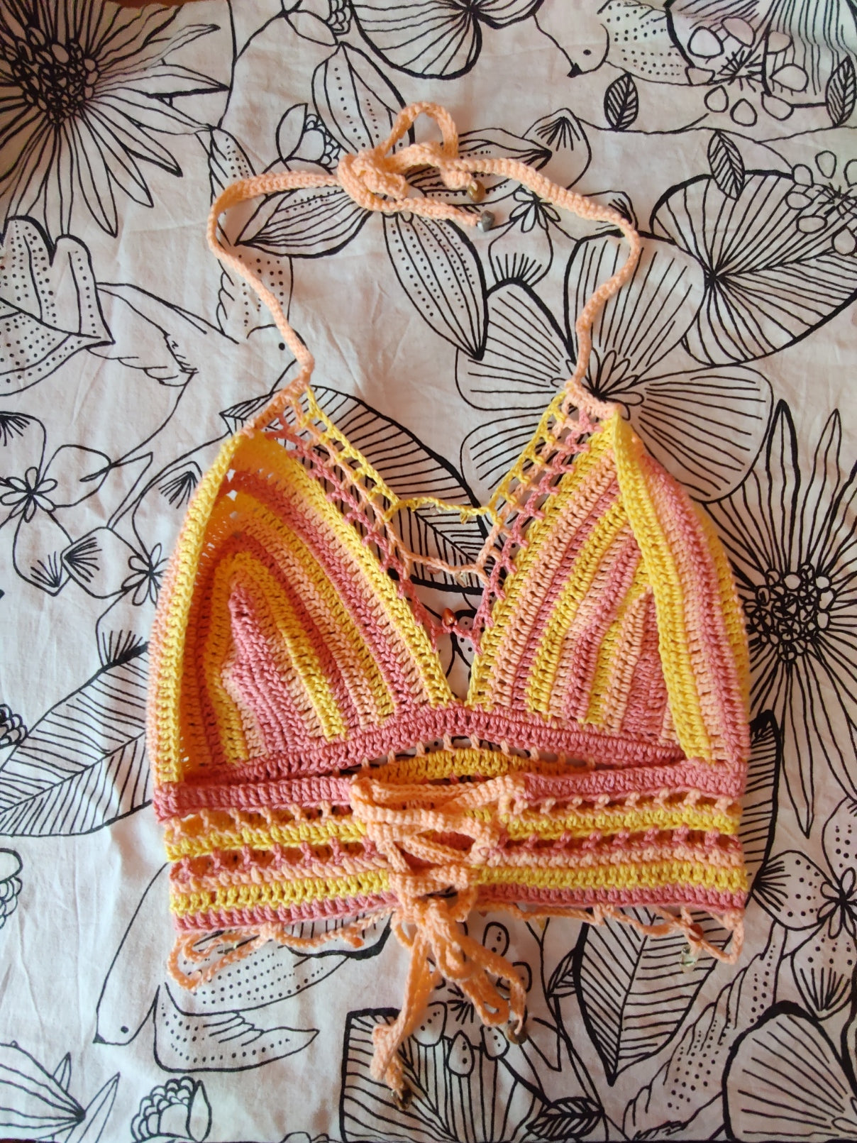 Crop top Bralette Summer Bloom