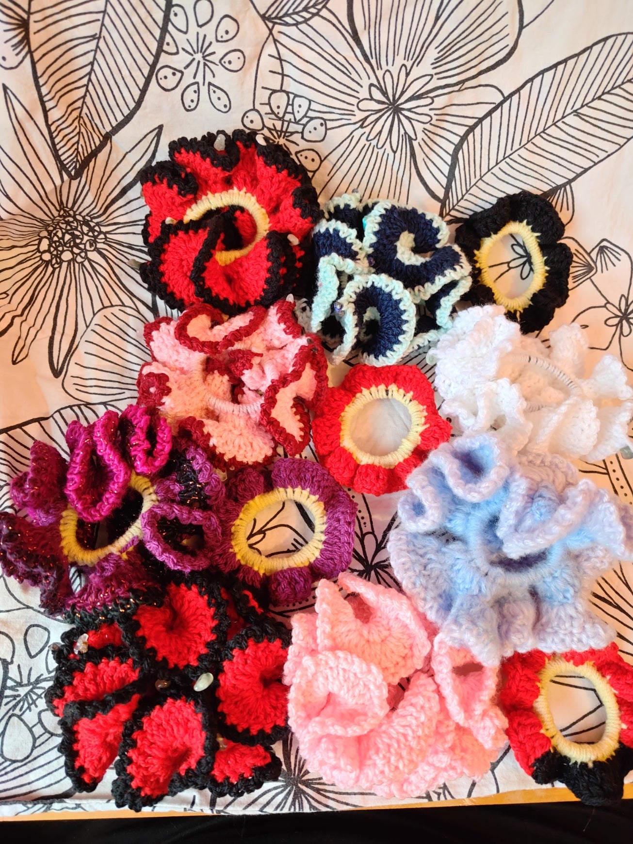 Chouchous Corail Multi couleurs avec ou sans perles d'eau douce