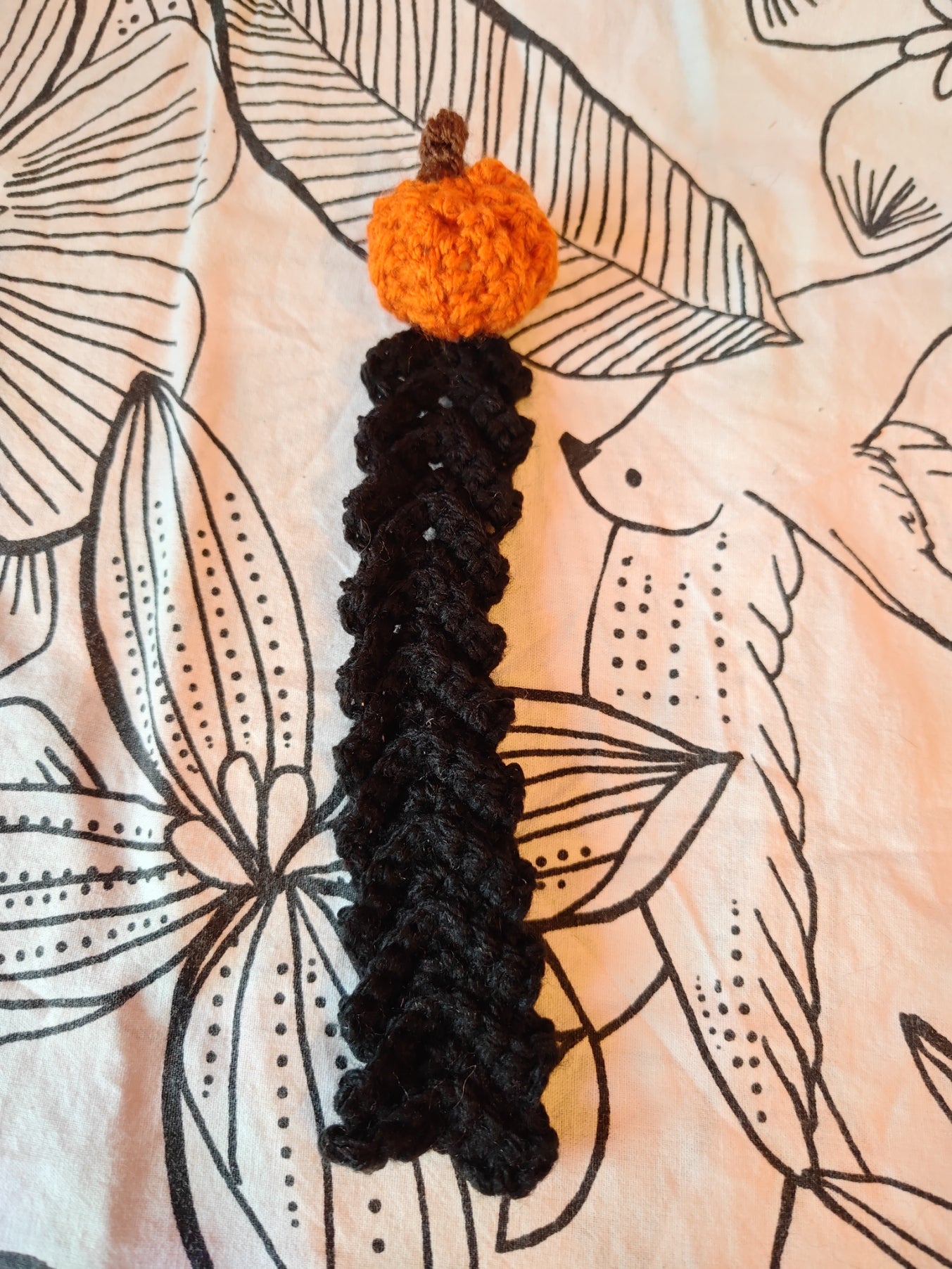 Marque page Citrouille