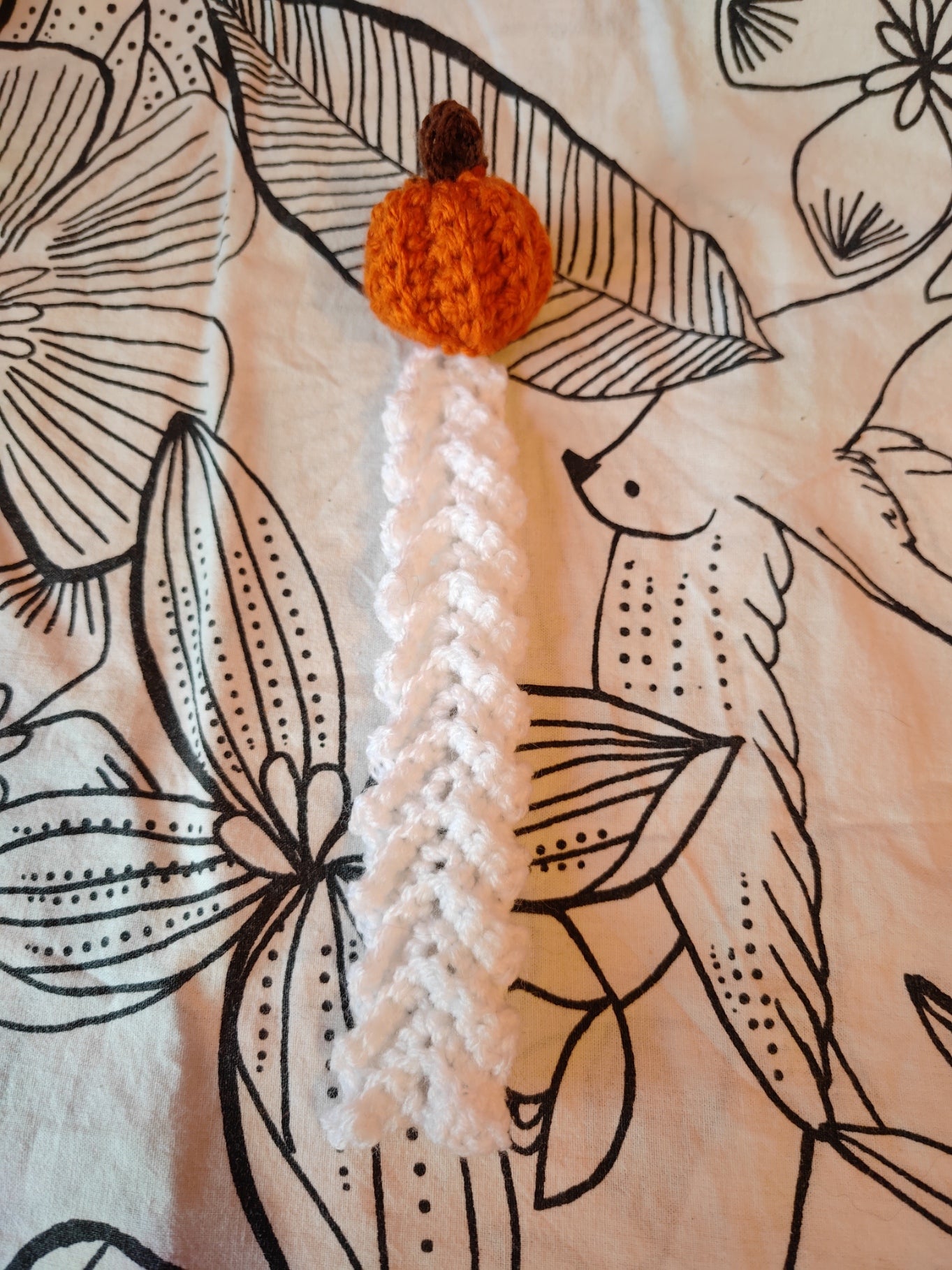Marque page Citrouille
