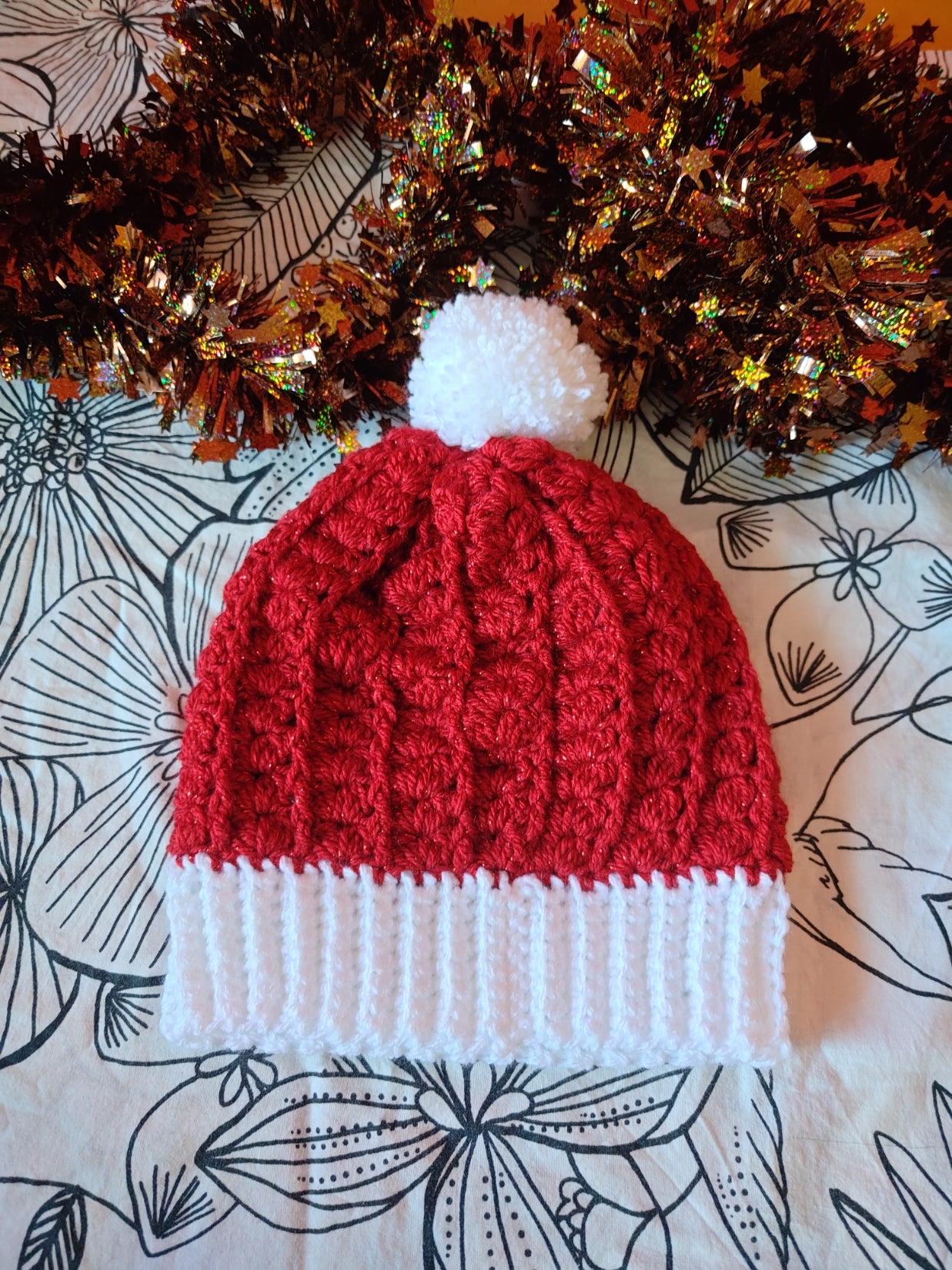 Bonnet de Noël avec Pompom