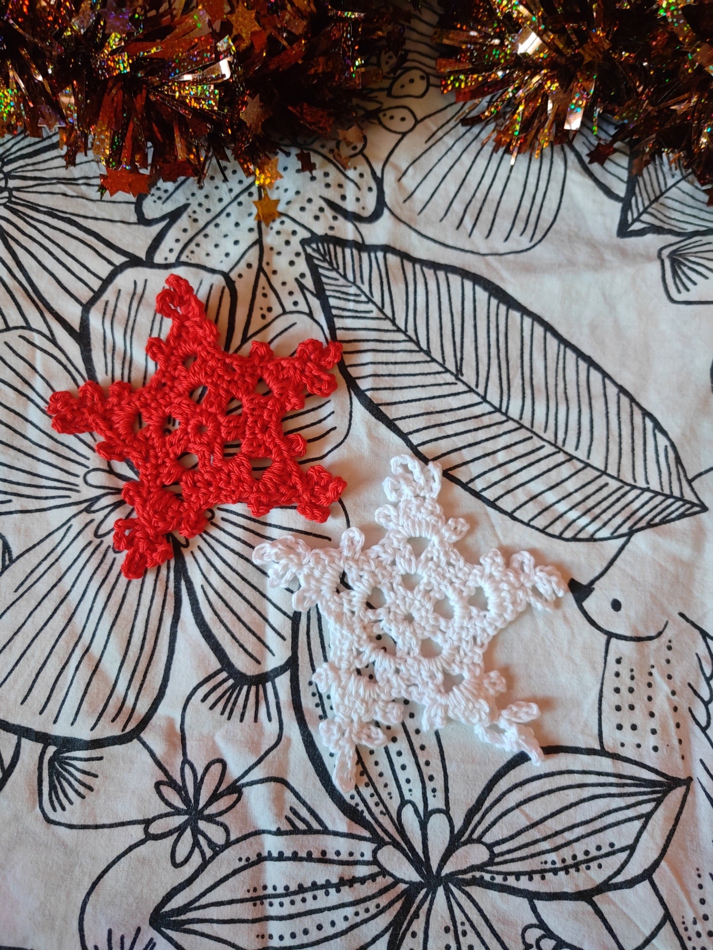 Sous-verres Flocon de Noël