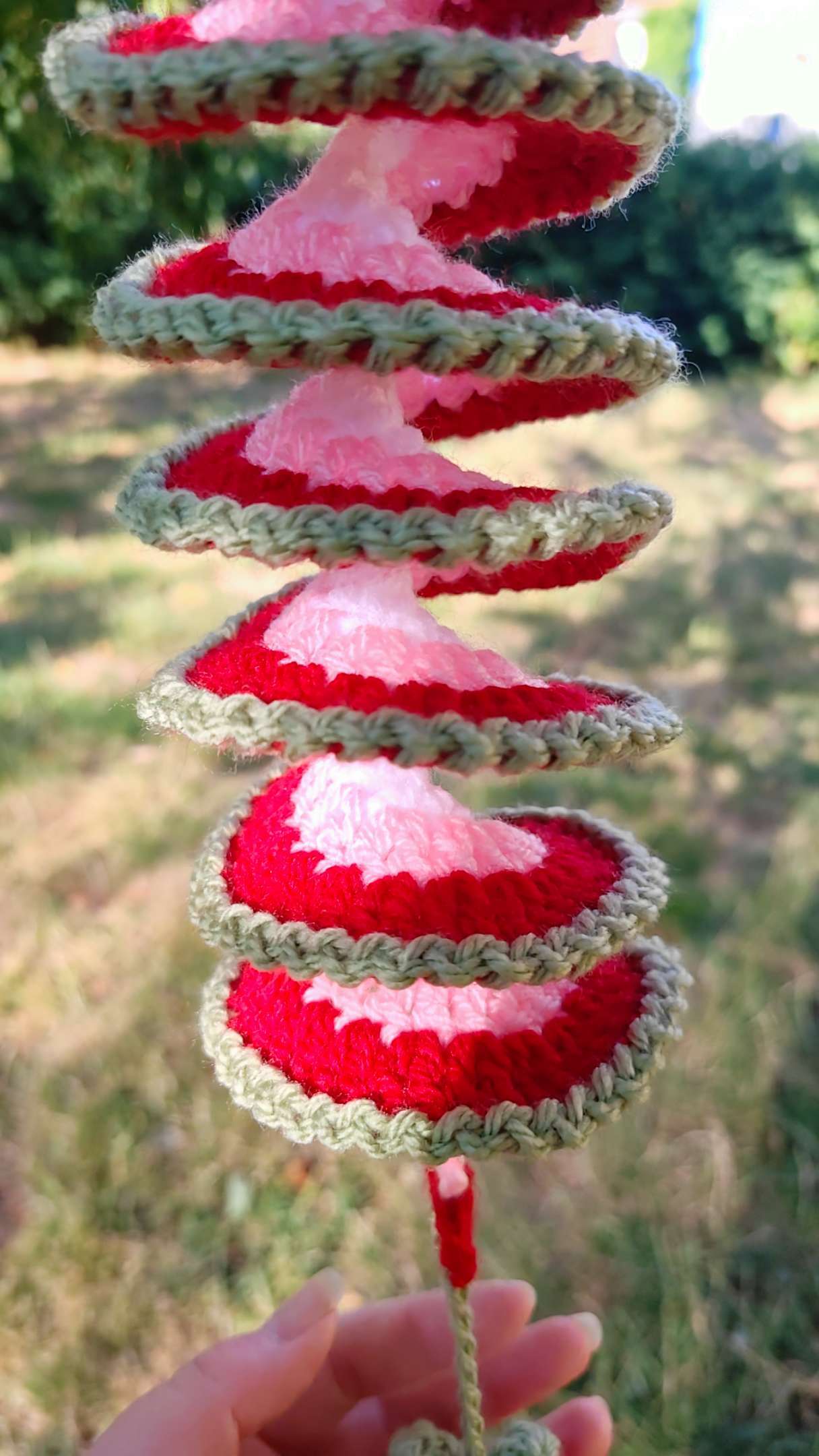 Vol au vent-Windcatcher-Décoration-Guirlande-Fraise