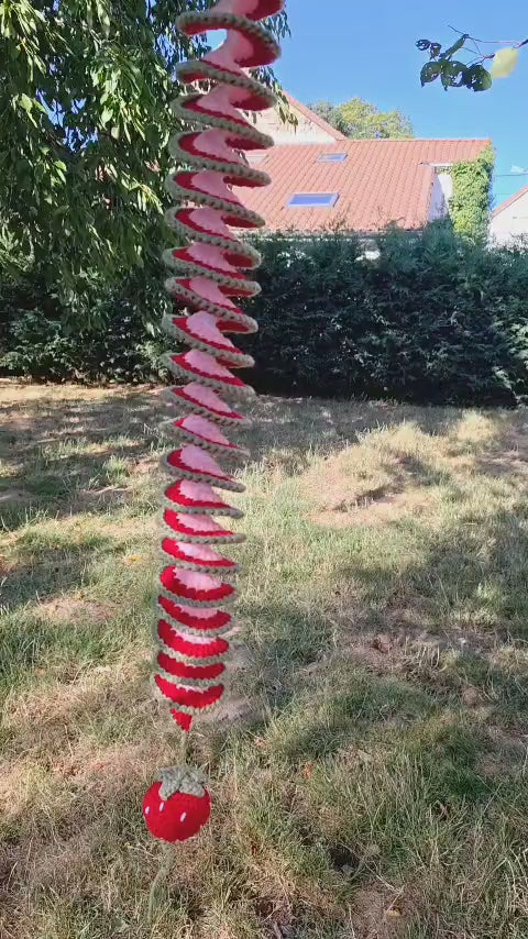 Vol au vent-Windcatcher-Décoration-Guirlande-Fraise