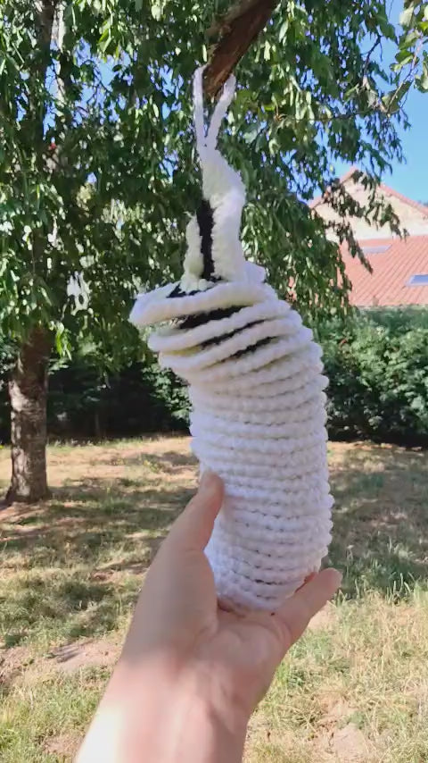 Vol-au-vent / Windcatcher au crochet thème Abeille